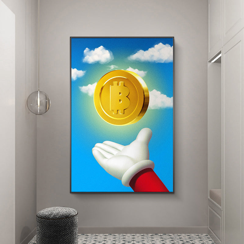 Bitcoin Pop Art Graffiti Posters
