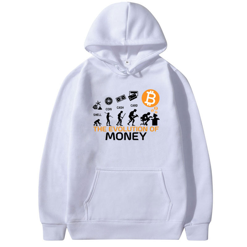 Bitcoin The Evolution of Money Oversized Hoodie