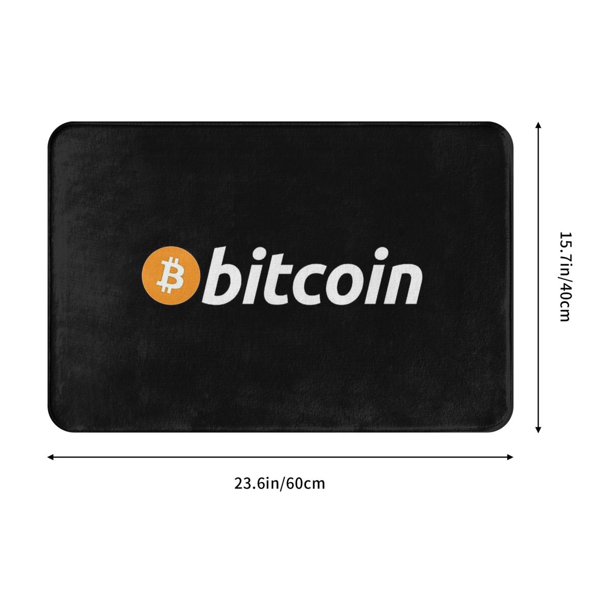 Bitcoin Virtual Currency Non-Slip Carpet