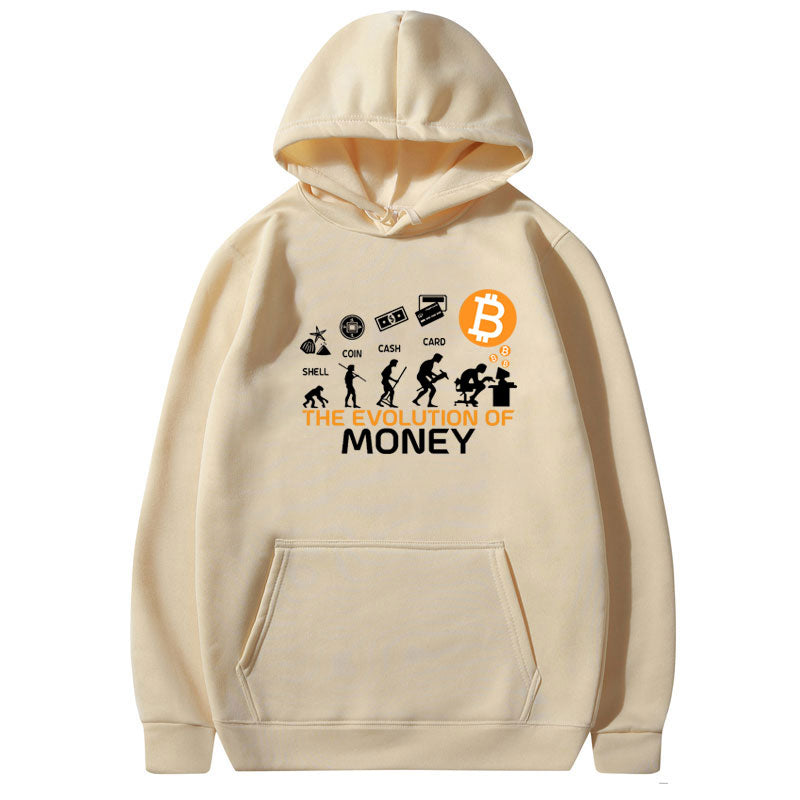 Bitcoin The Evolution of Money Oversized Hoodie