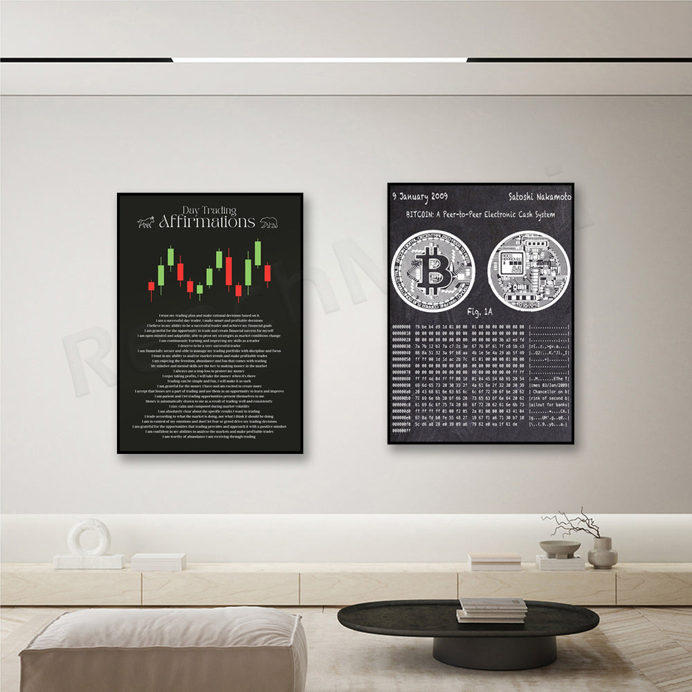 Bitcoin Patent Wall Decor Poster