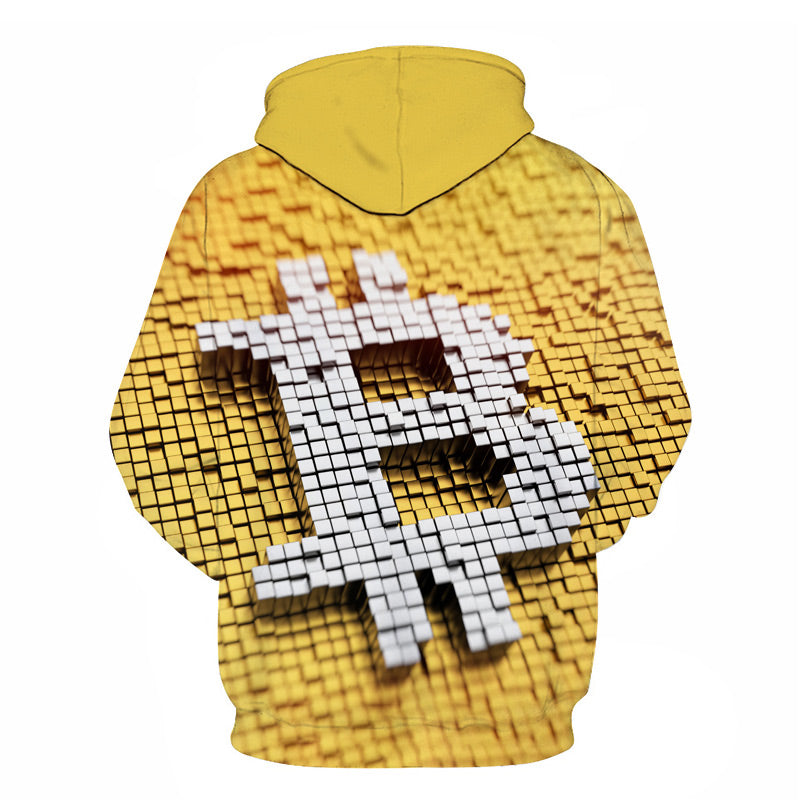 Bitcoin 3d Printed Cool Hoodies