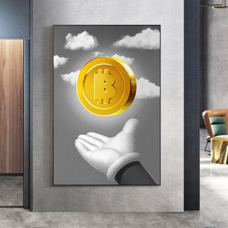 Bitcoin Pop Art Graffiti Posters