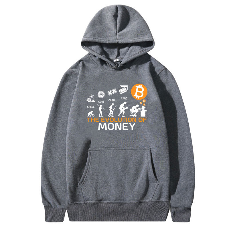 Bitcoin The Evolution of Money Oversized Hoodie