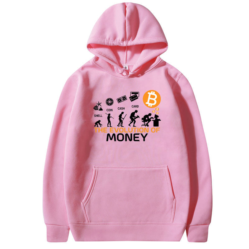 Bitcoin The Evolution of Money Oversized Hoodie