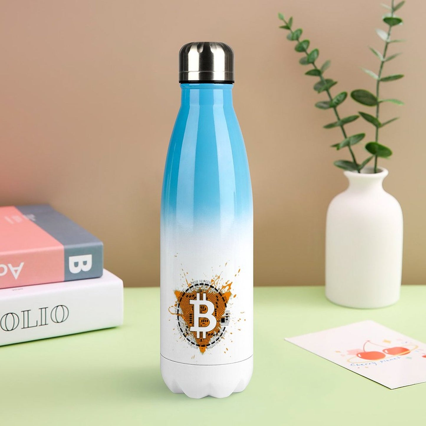 Bitcoin BTC Stainless Steel Water Bottles