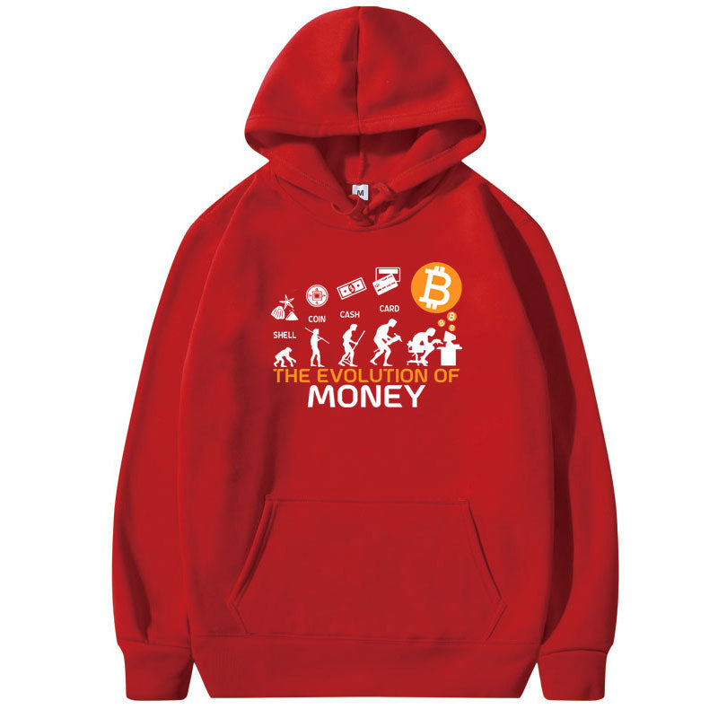 Bitcoin The Evolution of Money Oversized Hoodie