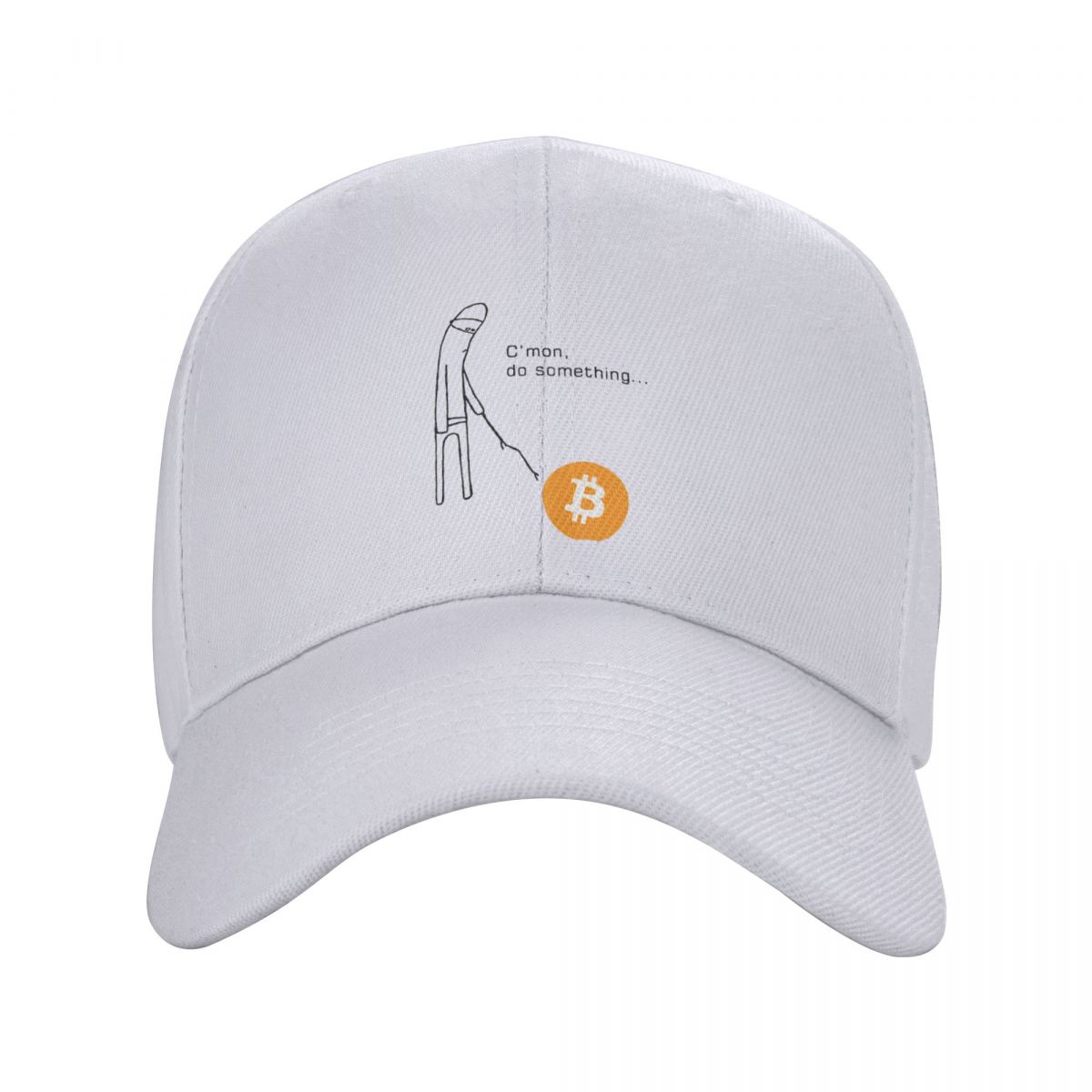 Bitcoin Eats Dollar Baseball Cap