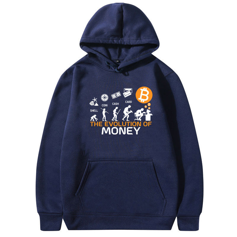 Bitcoin The Evolution of Money Oversized Hoodie