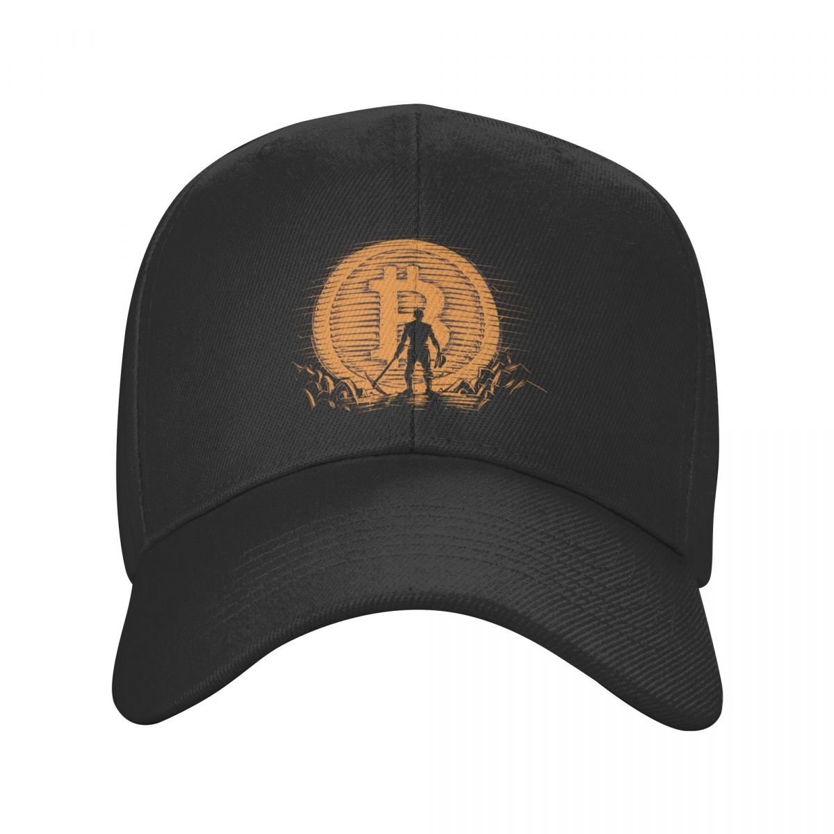 Bitcoin Eats Dollar Baseball Cap