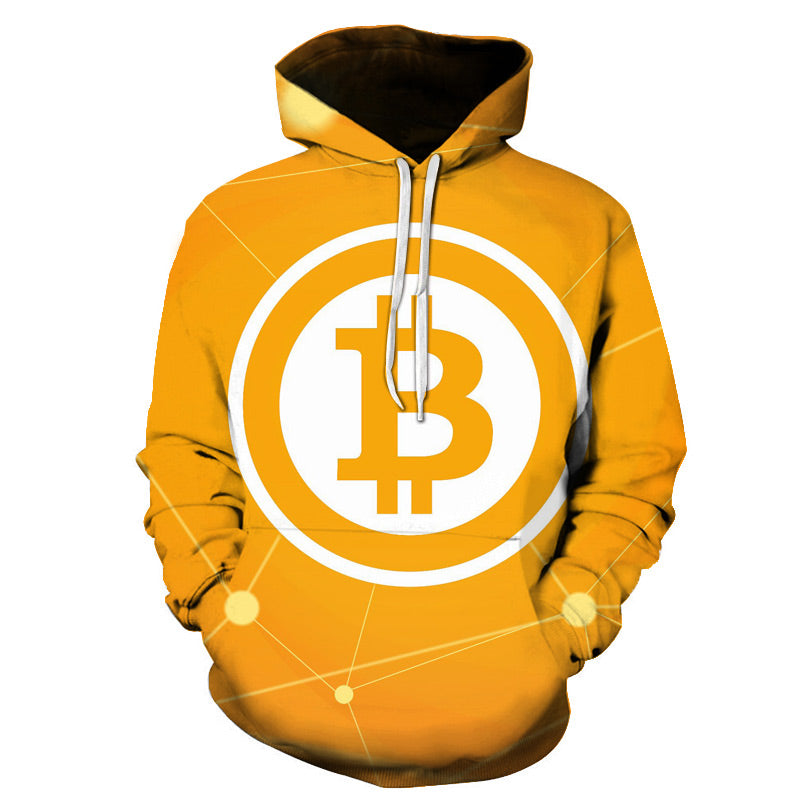 Bitcoin 3d Printed Cool Hoodies