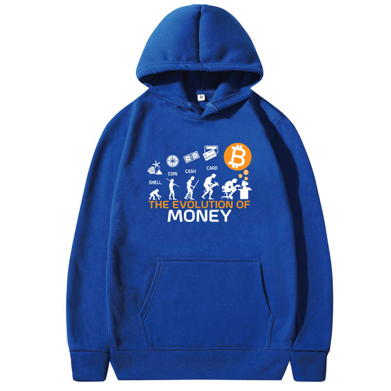 Bitcoin The Evolution of Money Oversized Hoodie