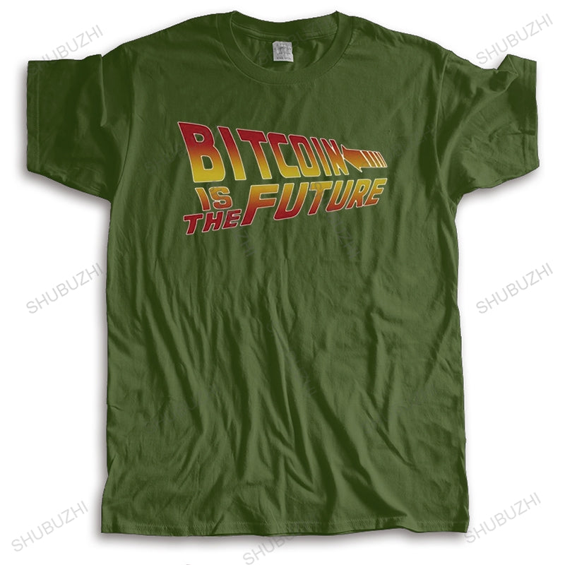 Bitcoin Is The Future Short Sleeves Cotton T-shirt