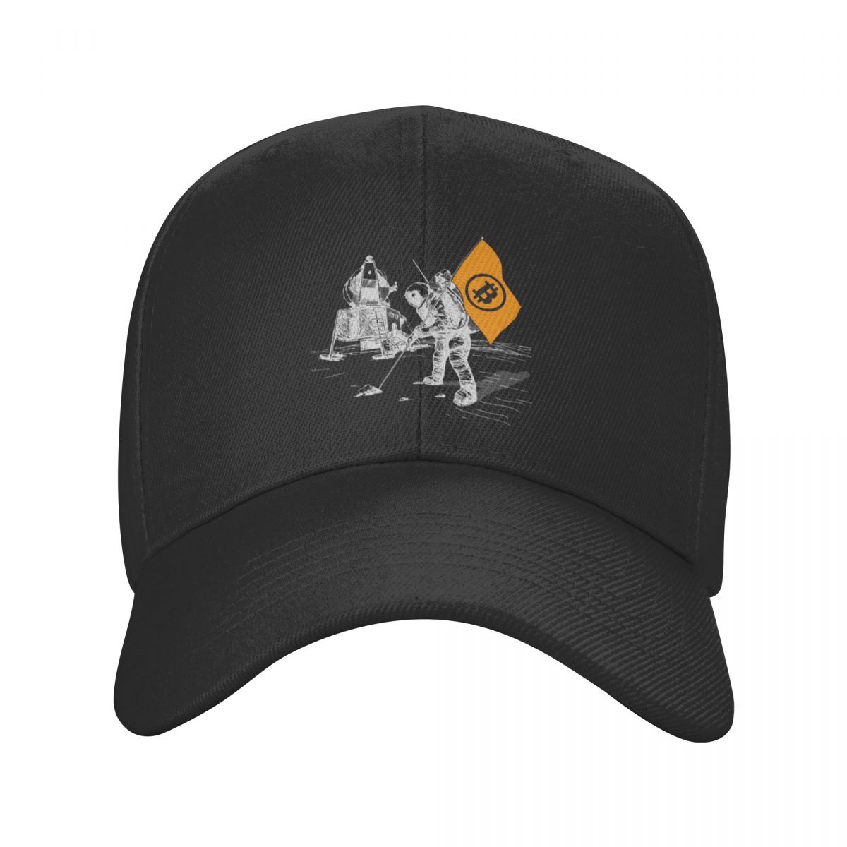 Bitcoin Eats Dollar Baseball Cap
