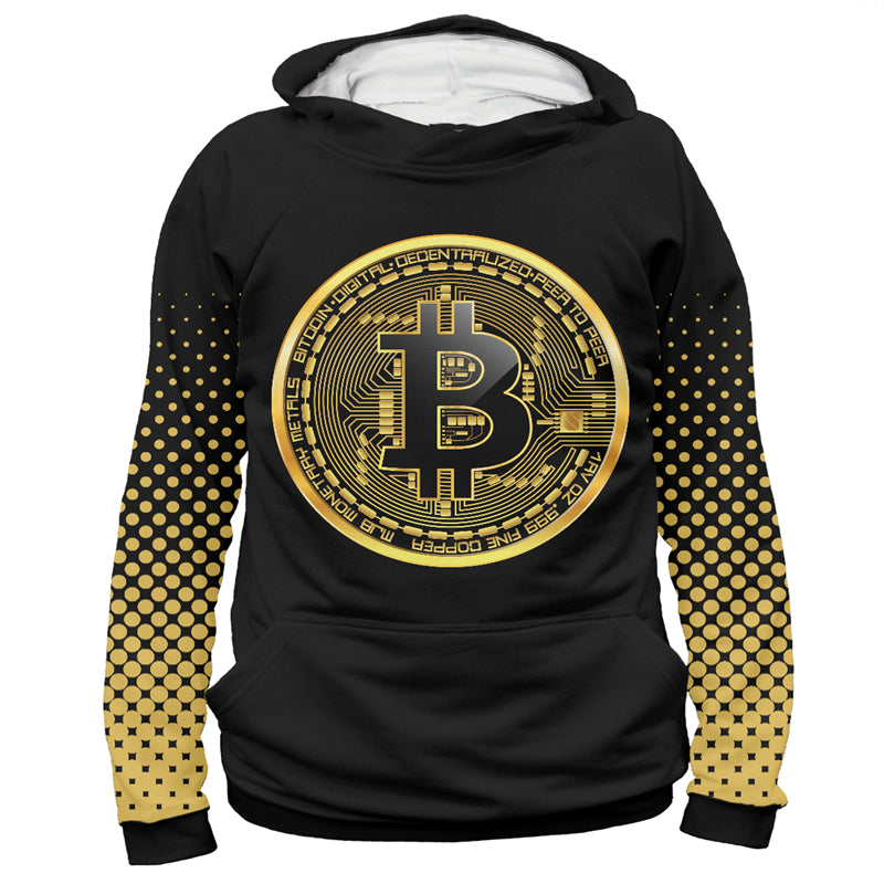 Bitcoin 3d Printed Cool Hoodies