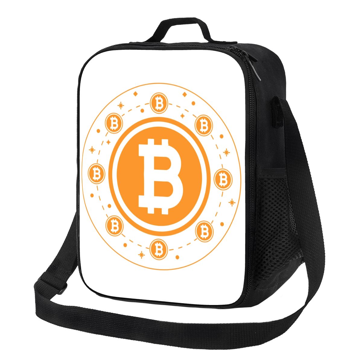 Bitcoin Eats Dollar Thermal Insulated Lunch Bag