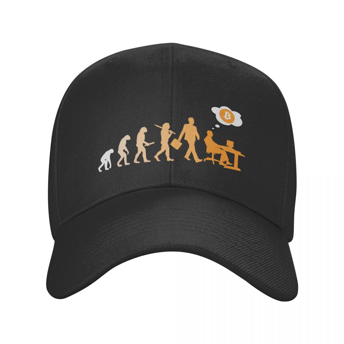 Bitcoin Eats Dollar Baseball Cap
