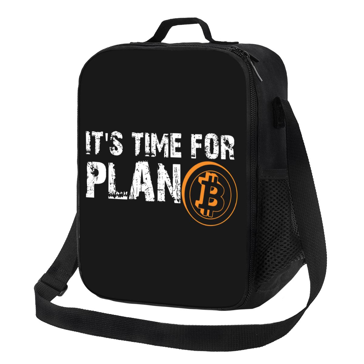 Bitcoin Eats Dollar Thermal Insulated Lunch Bag