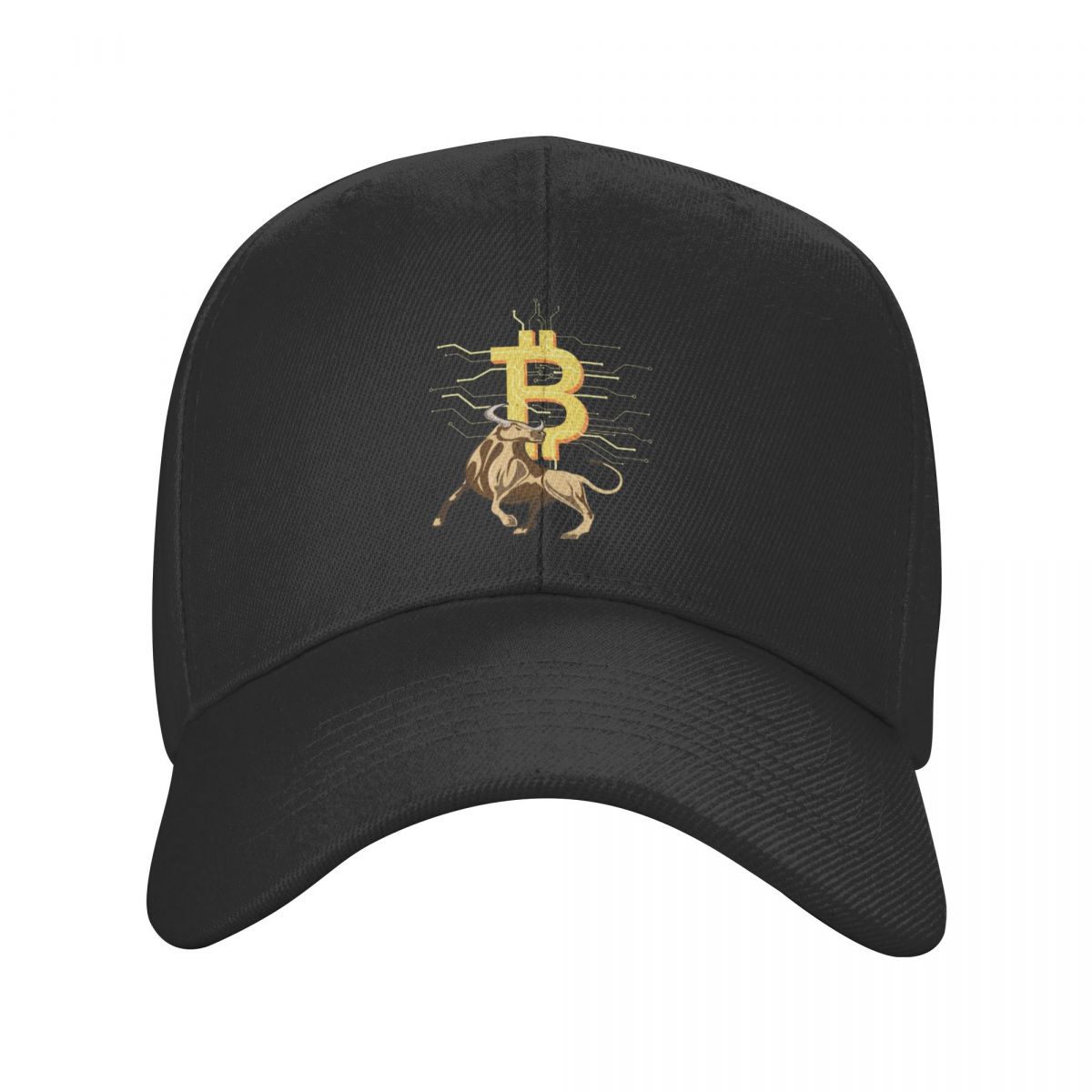 Bitcoin Eats Dollar Baseball Cap