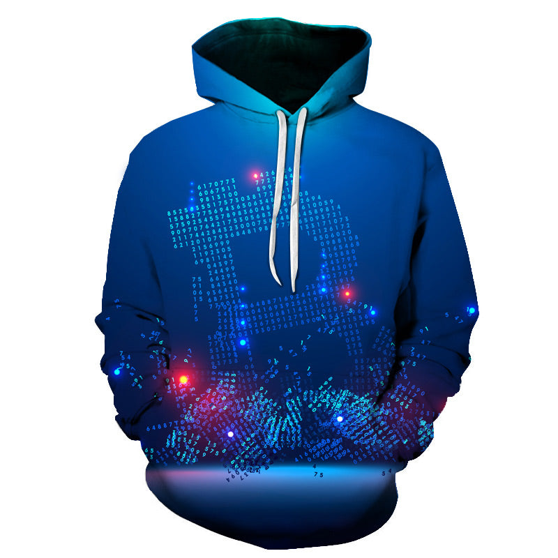 Bitcoin 3d Printed Cool Hoodies
