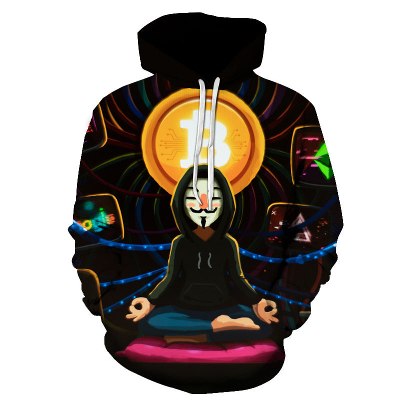 Bitcoin 3d Printed Cool Hoodies