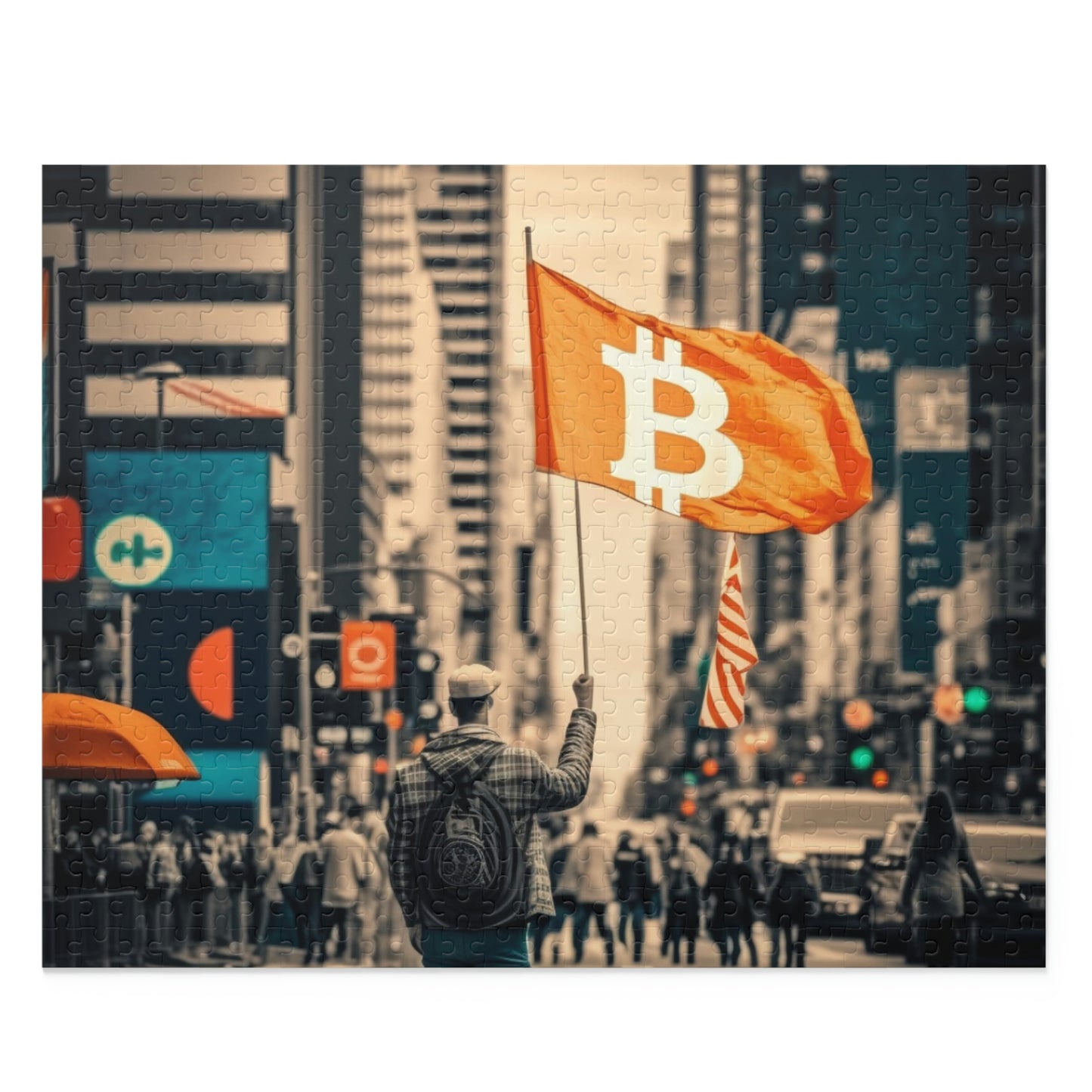 Bitcoin Revolution 500 piece puzzle