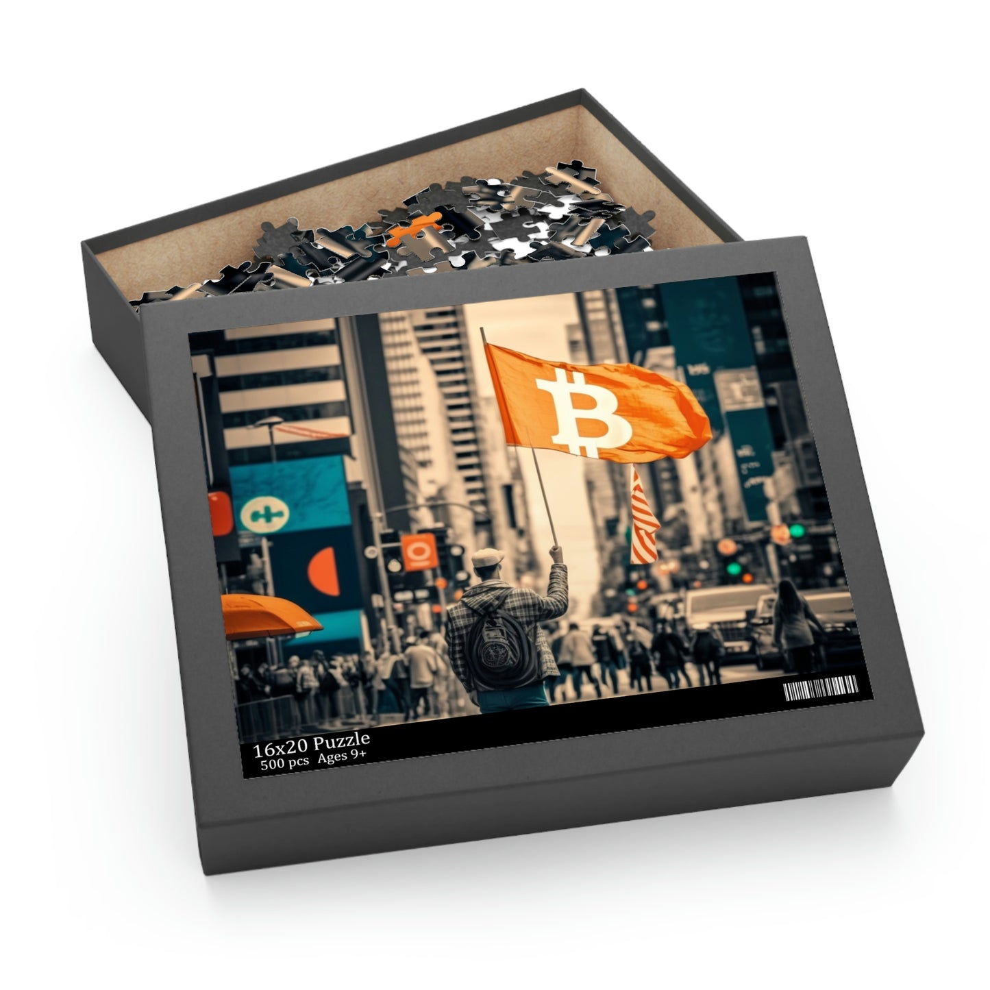 Bitcoin Revolution 500 piece puzzle