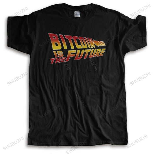 Bitcoin Is The Future Short Sleeves Cotton T-shirt
