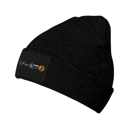 Bitcoin Evolution Of Money Knitted Hat