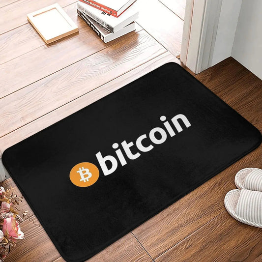 Bitcoin Virtual Currency Non-Slip Carpet
