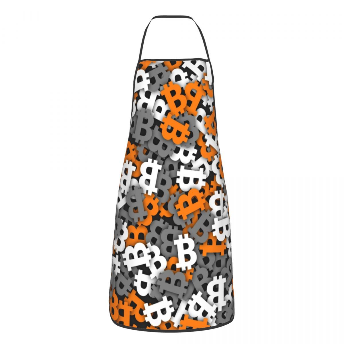 Bitcoin Urban Camouflage Funny Apron