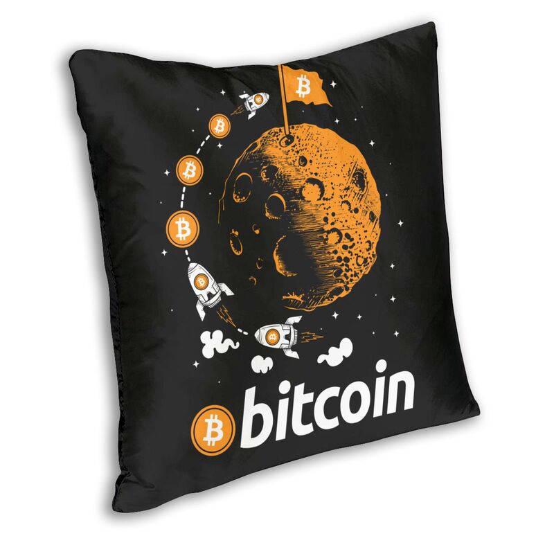Bitcoin To The Moon Pillow Case