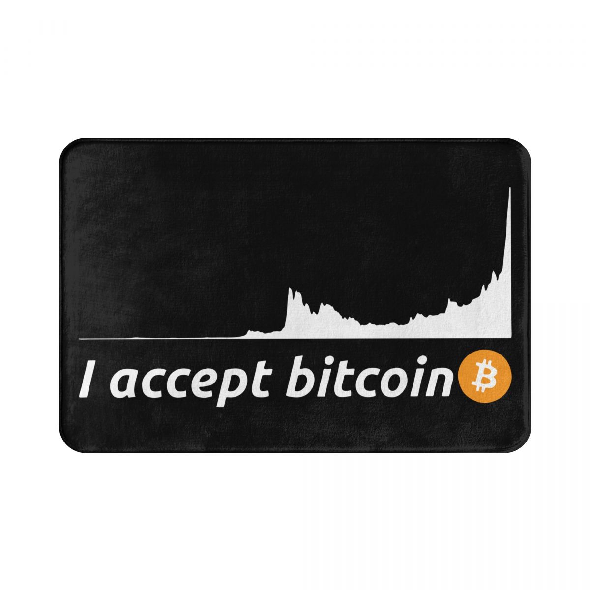 Bitcoin Logo Doormat Anti-slip Floor Rug
