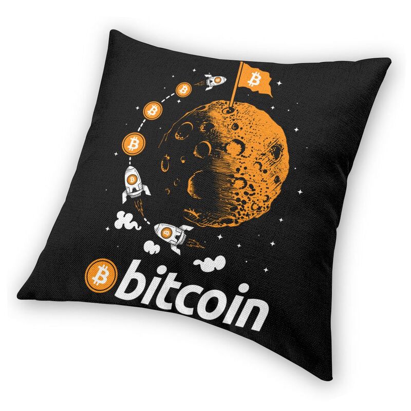 Bitcoin To The Moon Pillow Case