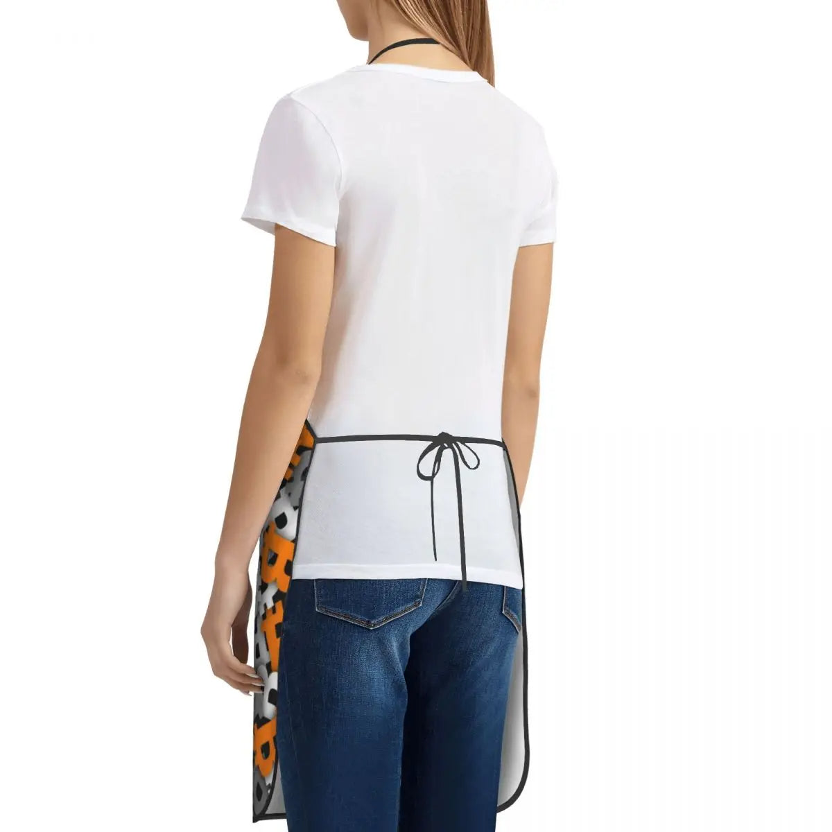 Bitcoin Urban Camouflage Funny Apron