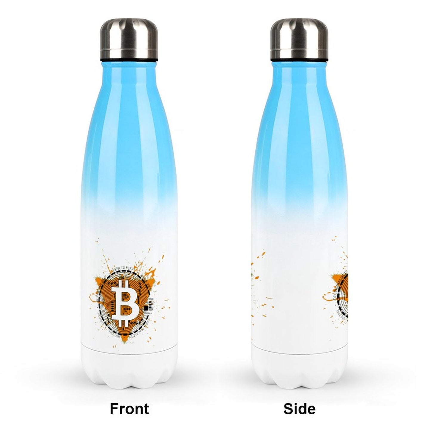 Bitcoin BTC Stainless Steel Water Bottles