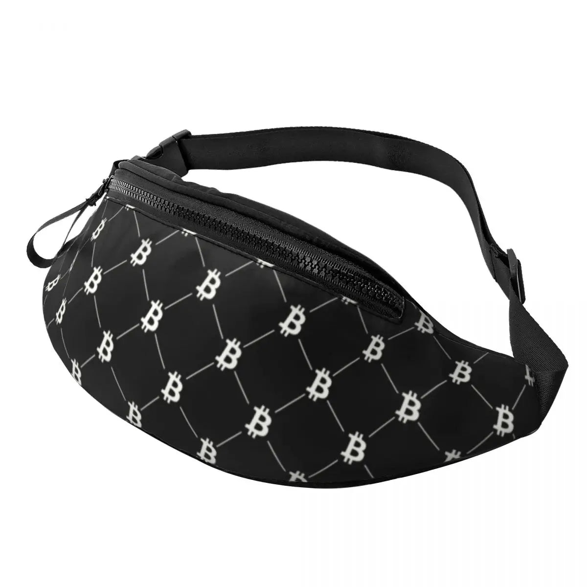 Cool In Crypto I Trust Bitcoin Fanny Pack for Cycling Camping