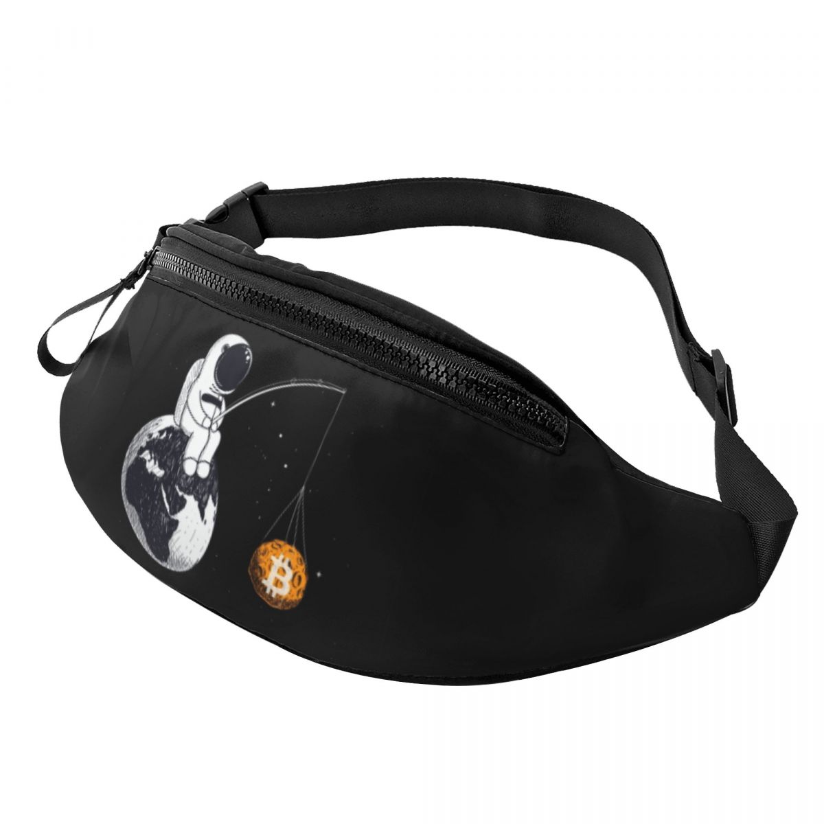 Cool In Crypto I Trust Bitcoin Fanny Pack for Cycling Camping