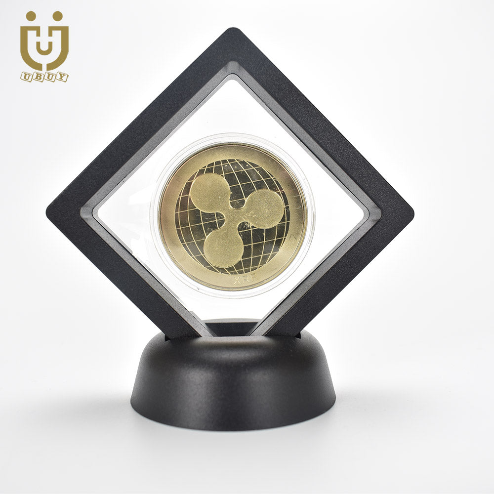 Bitcoin Coin With Showing Stand