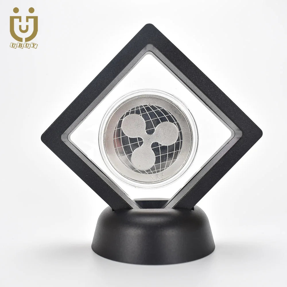 Bitcoin Coin With Showing Stand
