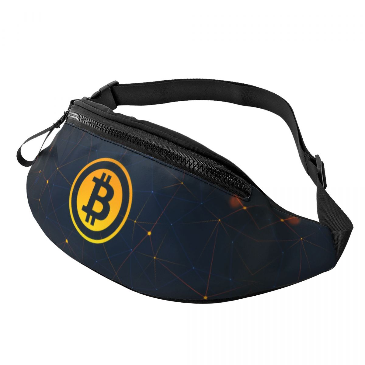 Cool In Crypto I Trust Bitcoin Fanny Pack for Cycling Camping