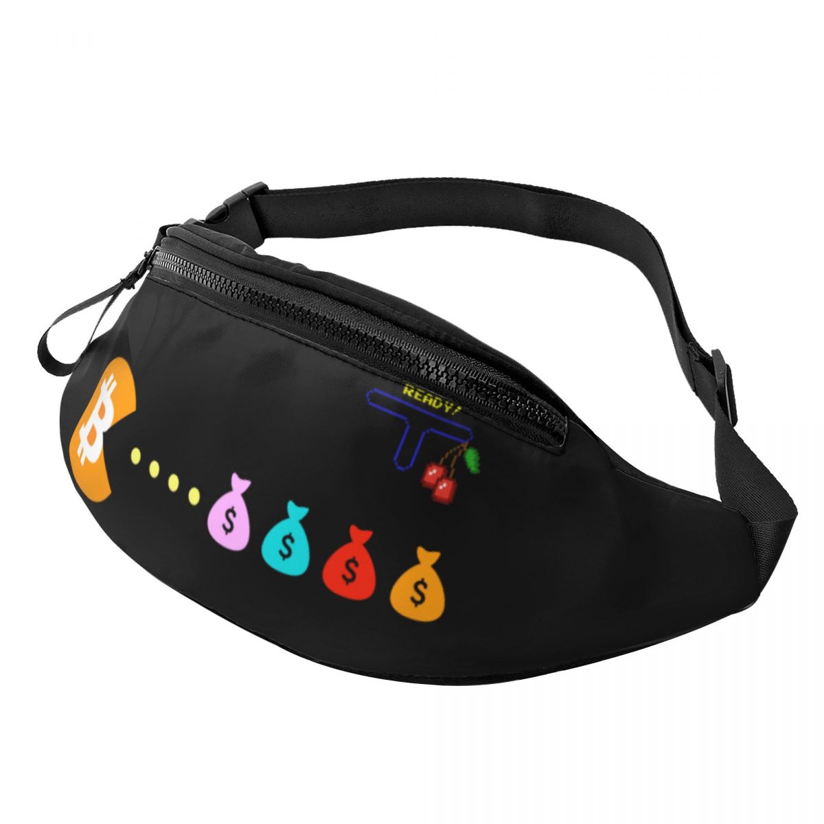 Cool In Crypto I Trust Bitcoin Fanny Pack for Cycling Camping