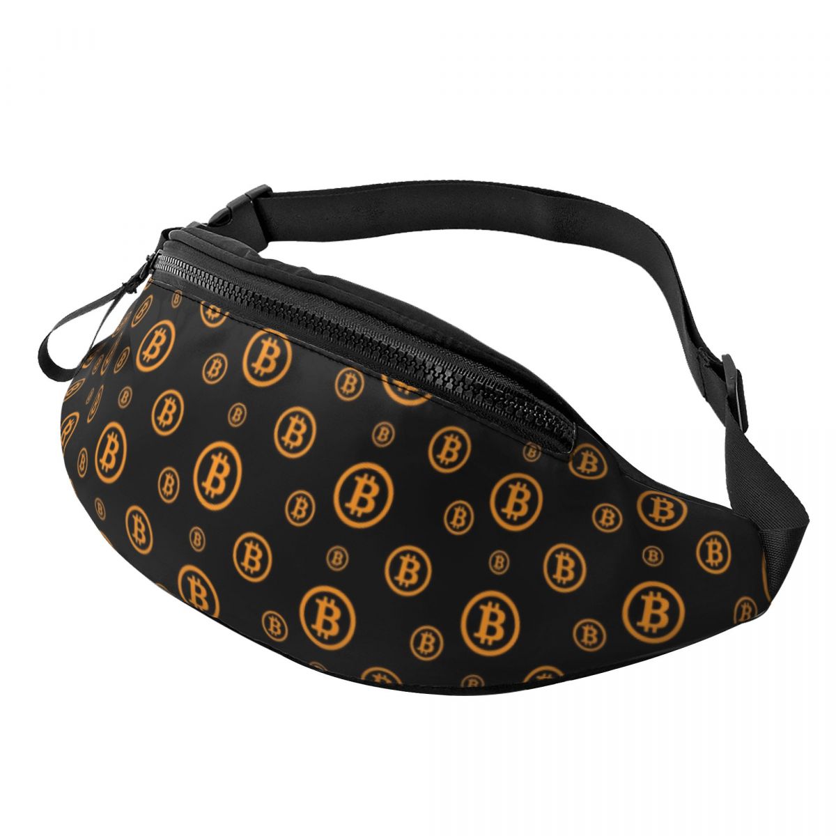 Cool In Crypto I Trust Bitcoin Fanny Pack for Cycling Camping