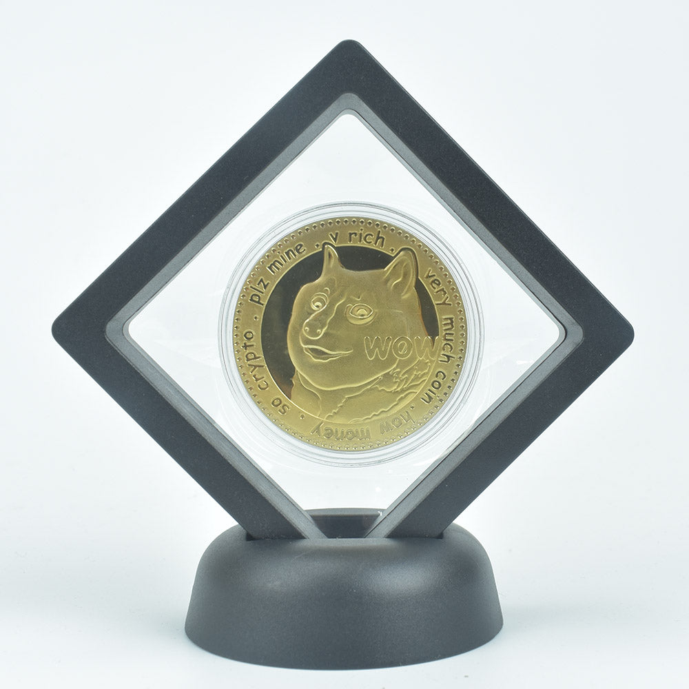 Bitcoin Coin With Showing Stand