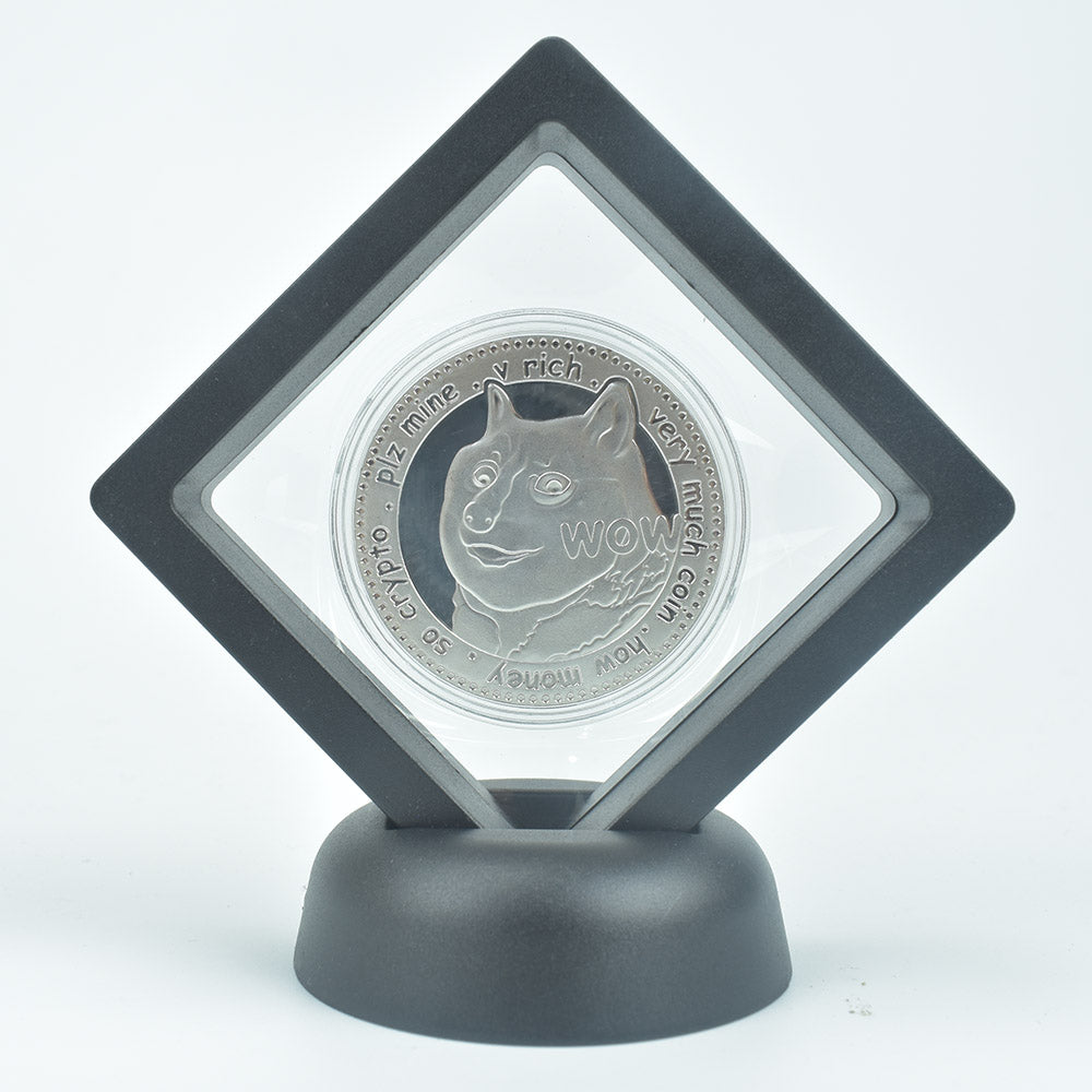 Bitcoin Coin With Showing Stand