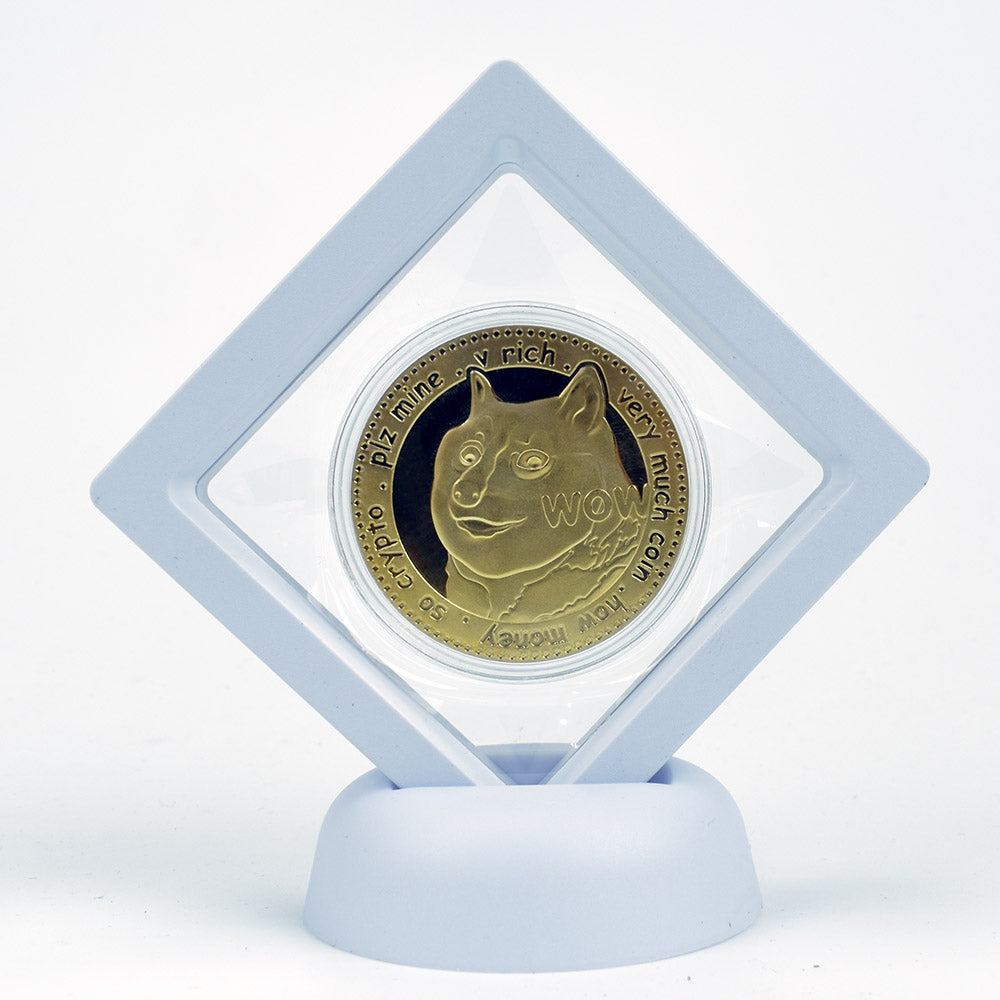 Bitcoin Coin With Showing Stand