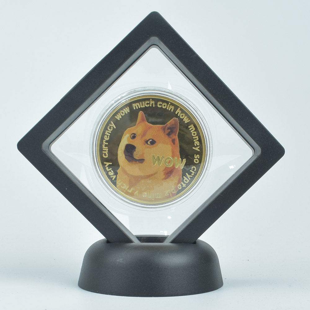 Bitcoin Coin With Showing Stand