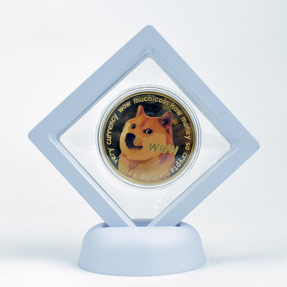 Bitcoin Coin With Showing Stand