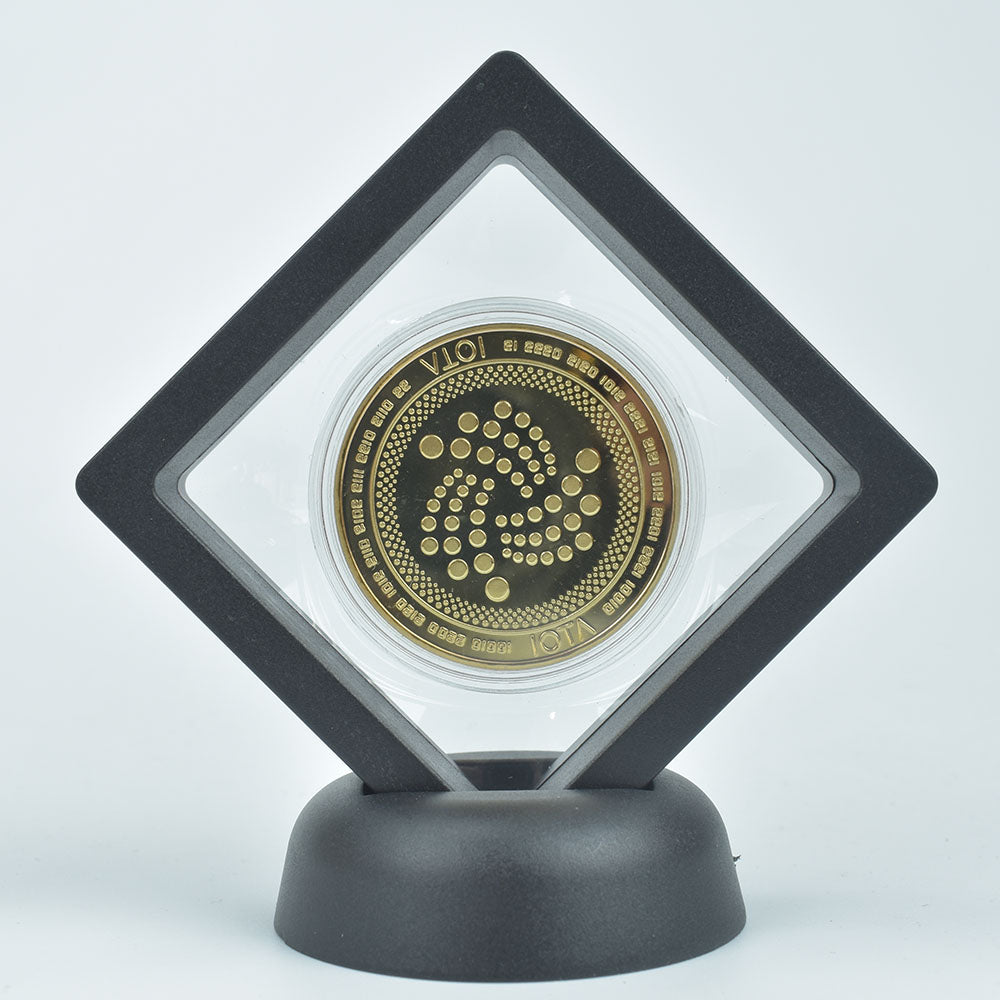 Bitcoin Coin With Showing Stand