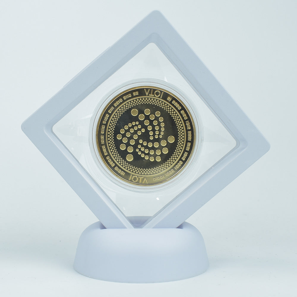 Bitcoin Coin With Showing Stand